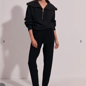 VARLEY VINE PULLOVER HOODIE SWEATSHIRT BLACK XS NWOT